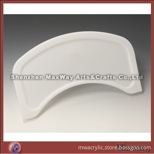 White High Grade Skillful 4mm Thickness Lucite Fruit Tray
